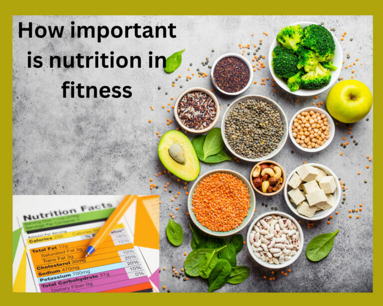 How important is nutrition in fitness