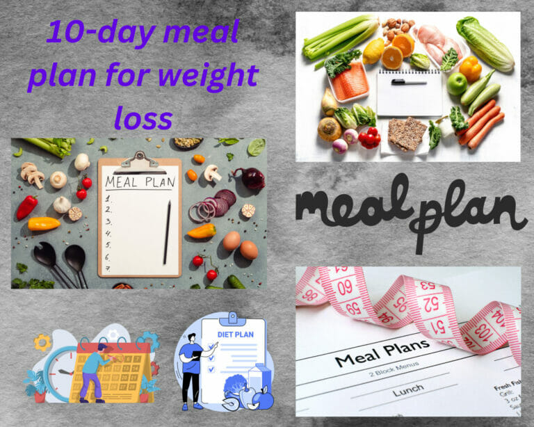 10-day meal plan for weight loss