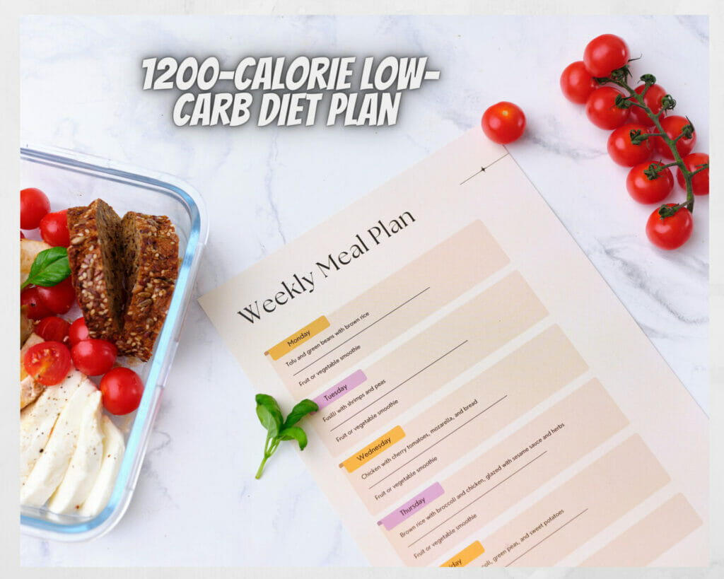 1200-calorie low-carb diet plan for weight loss